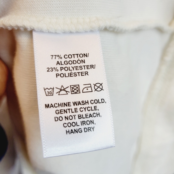 Hale Bob Cream Velour Hoodie size Large - Picture 12 of 12